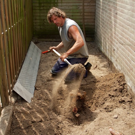 Herinrichting tuin in wijk De Maten, Apeldoorn